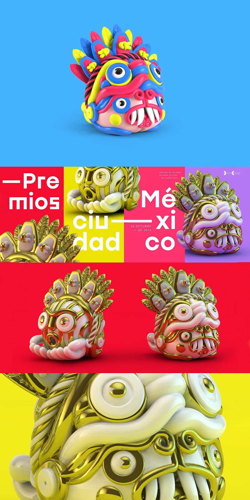 Grand Chamaco diseña la estatuilla del Premio Ciudad de México 7