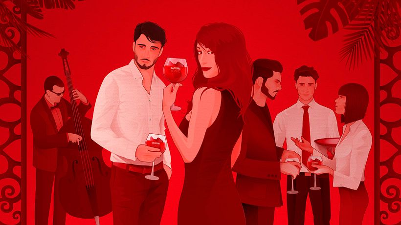 Ilustración vectorial intrépida con Conspiracy Studio 14