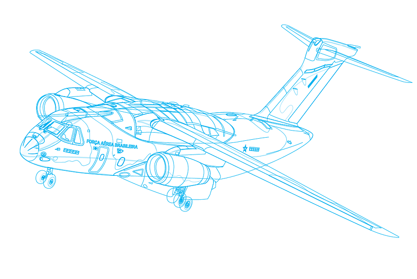 Aviones. Ilustración vectorial. 4