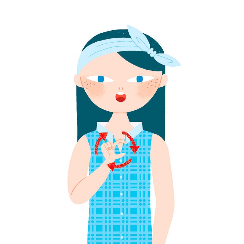 'Proud to be deaf': ilustrando el lenguaje de signos 5