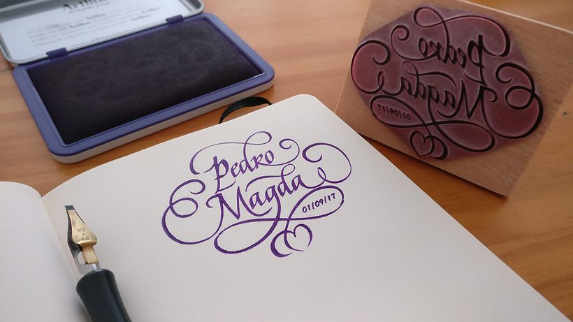 Un Ex libris caligráfico, el regalo personalizado perfecto 1