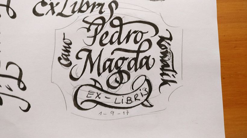 Un Ex libris caligráfico, el regalo personalizado perfecto 3