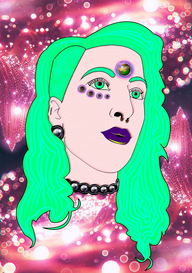 Diseños en Adobe Photoshop CS6 / Retratos digitales + Collages Digitales. 11