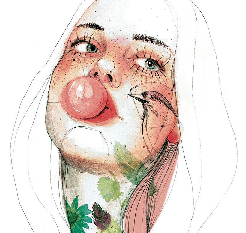 Pestarañas (Acuarela/ trabajo personal) - Diseño