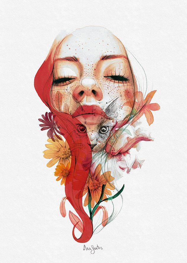 Pestarañas (Acuarela/ trabajo personal) - Diseño