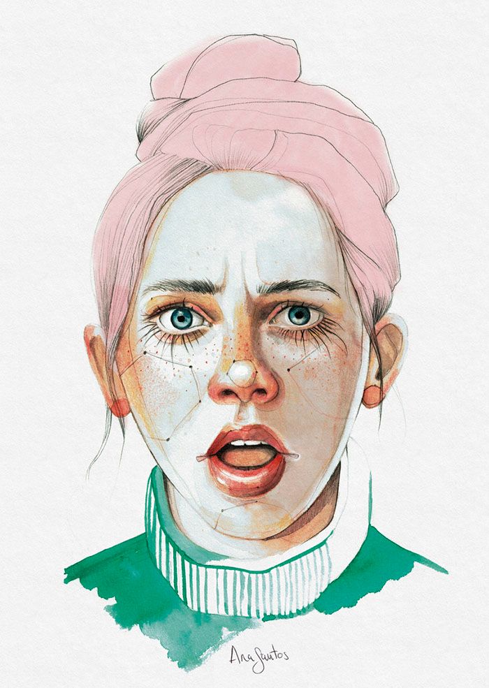 Pestarañas (Acuarela/ trabajo personal) - Diseño