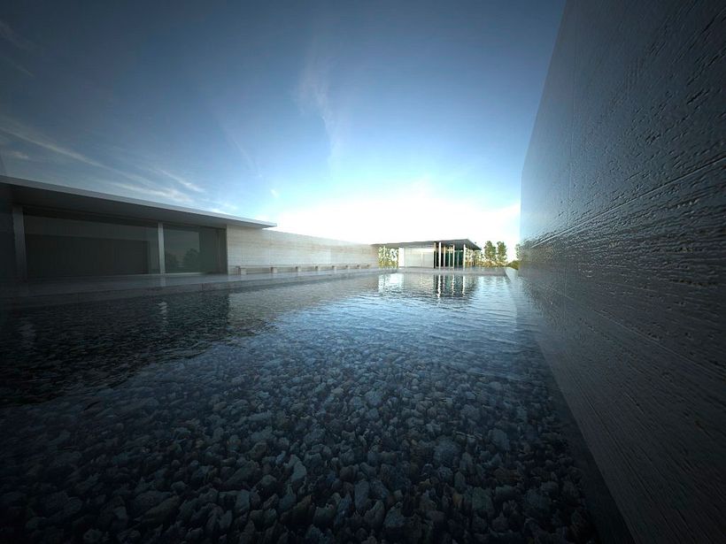 Pabellón Van Der Rohe / 3D render 0