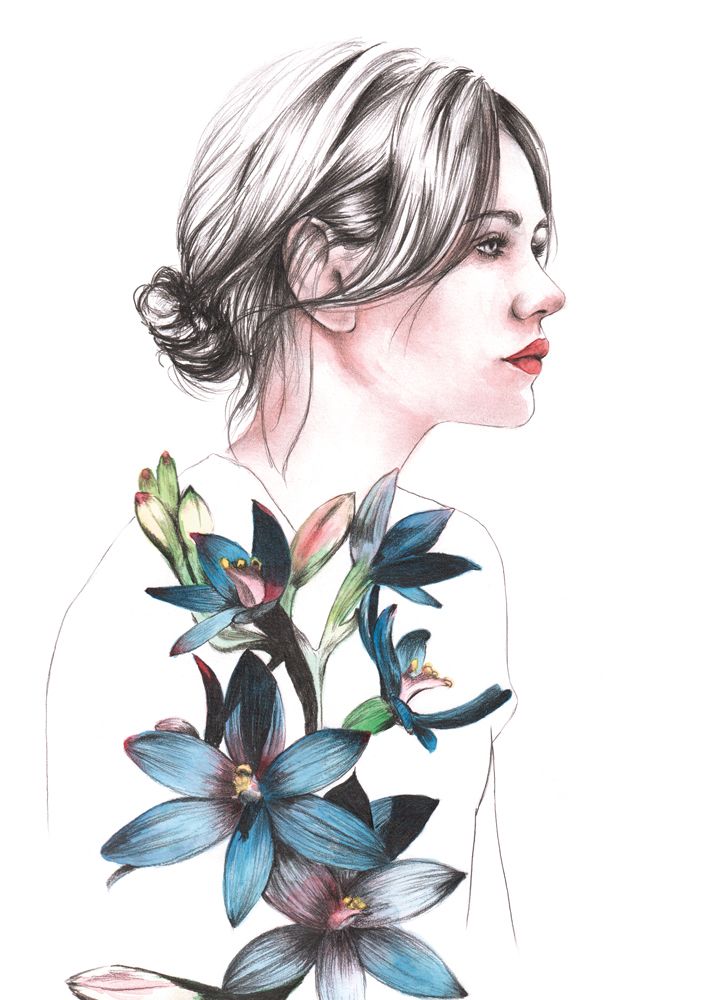 New Bloom - Traditional illustration