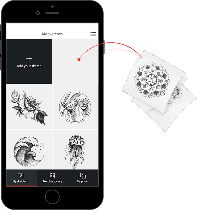 Ink hunter, el "probador" de tatuajes digital 3