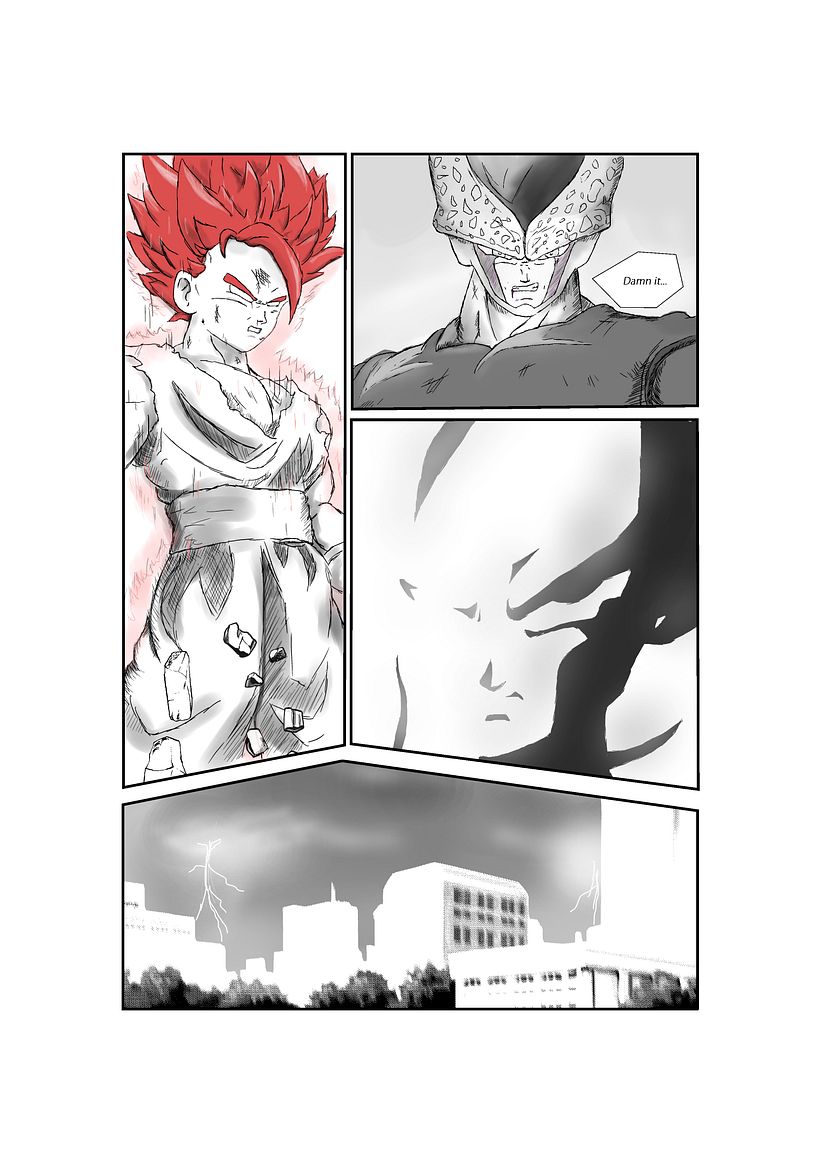Remake Gohan vs Cell (1st part) Manga 0