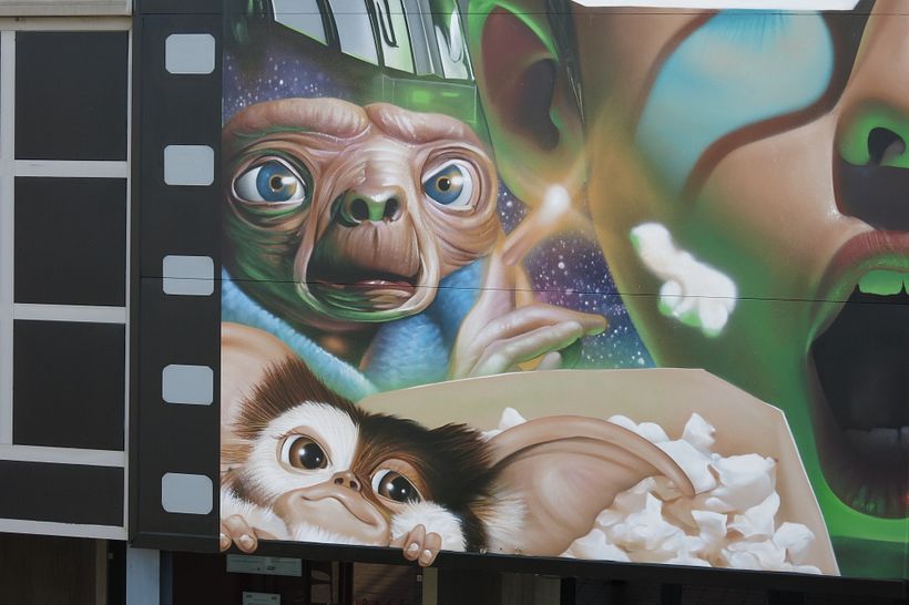 Mural Multicines París -Andujar- - Arte urbano