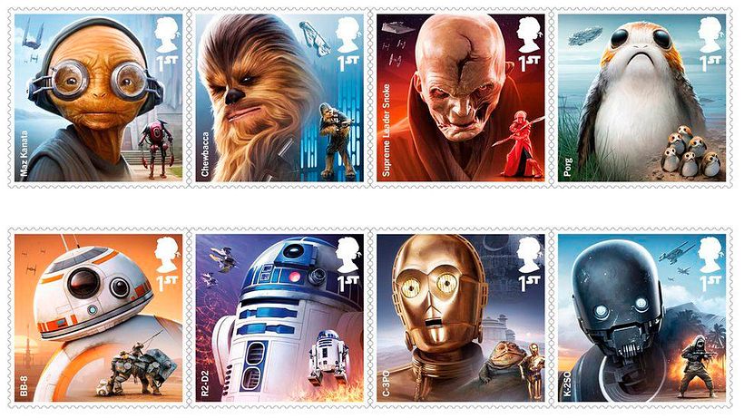 Sellos de Star wars para celebrar el 'Episodio VIII: Los últimos Jedi' 3