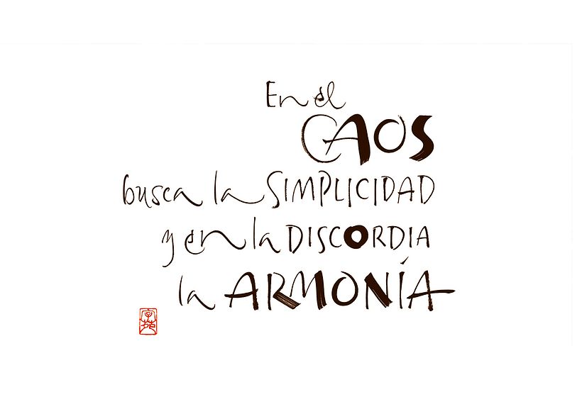 ENSO LEE, una frase con brushpen 2