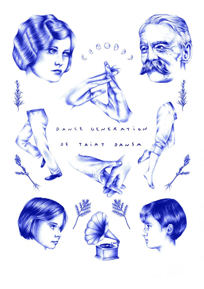 Las ilustraciones de Nuria Riaza se tiñen de azul 6