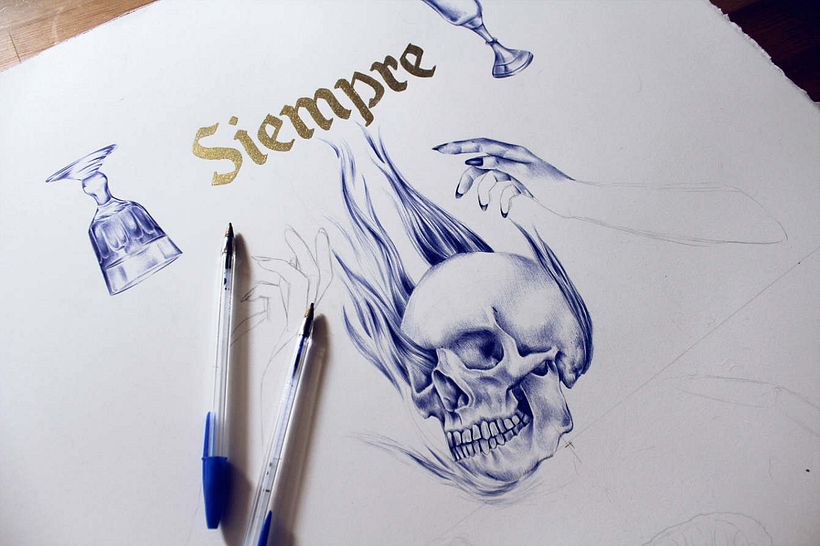 Las ilustraciones de Nuria Riaza se tiñen de azul 10