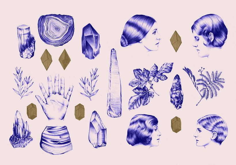 Las ilustraciones de Nuria Riaza se tiñen de azul 12