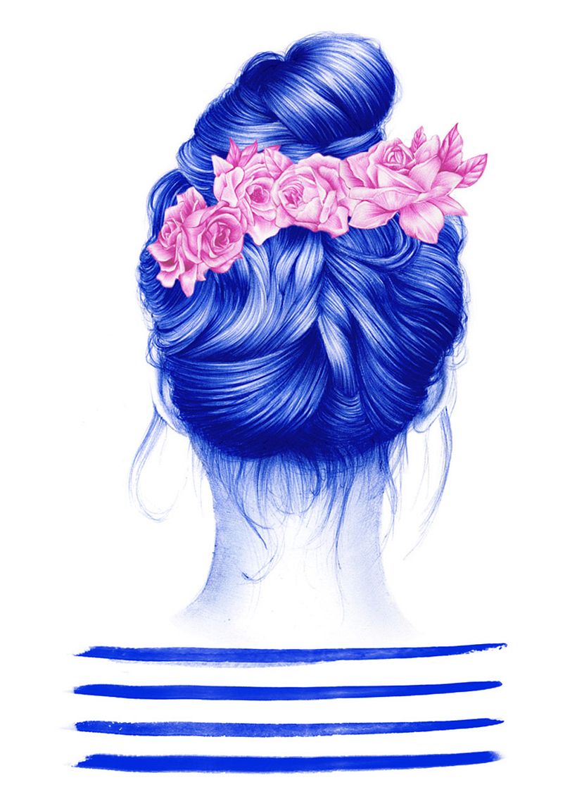 Las ilustraciones de Nuria Riaza se tiñen de azul 19