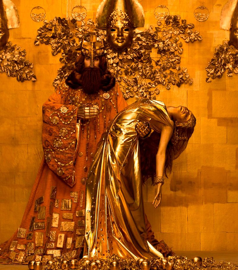 La obra de Gustav Klimt recreada en fotografías 9