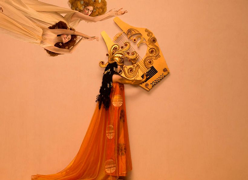 La obra de Gustav Klimt recreada en fotografías 13