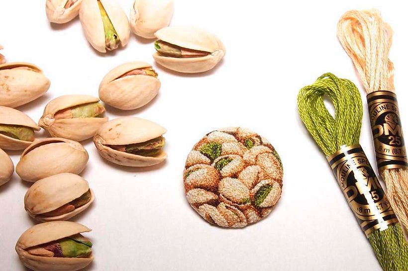 Los microbordados gastronómicos de Ipnot 9