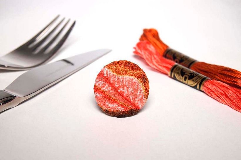 Los microbordados gastronómicos de Ipnot 15