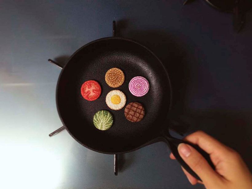Los microbordados gastronómicos de Ipnot 18