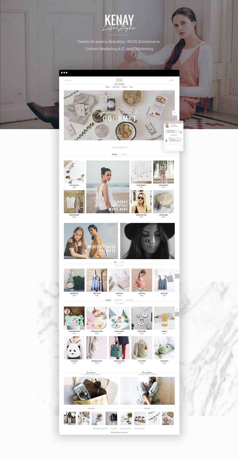 Kenay Lifestyle Re-branding & UX/UI Design 0