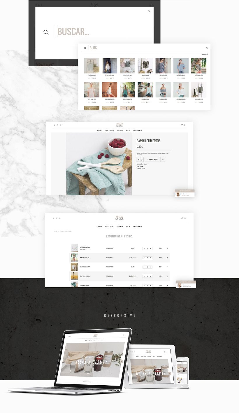 Kenay Lifestyle Re-branding & UX/UI Design 4