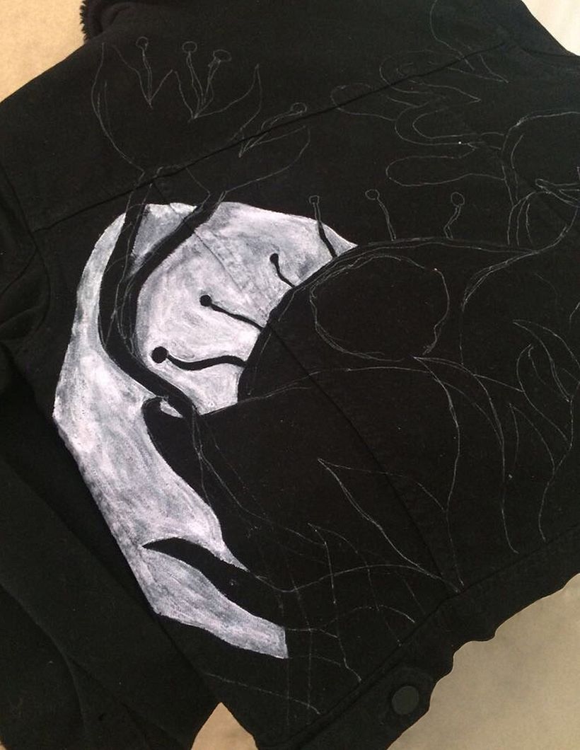 Acrilic jeans - Traditionele illustratie