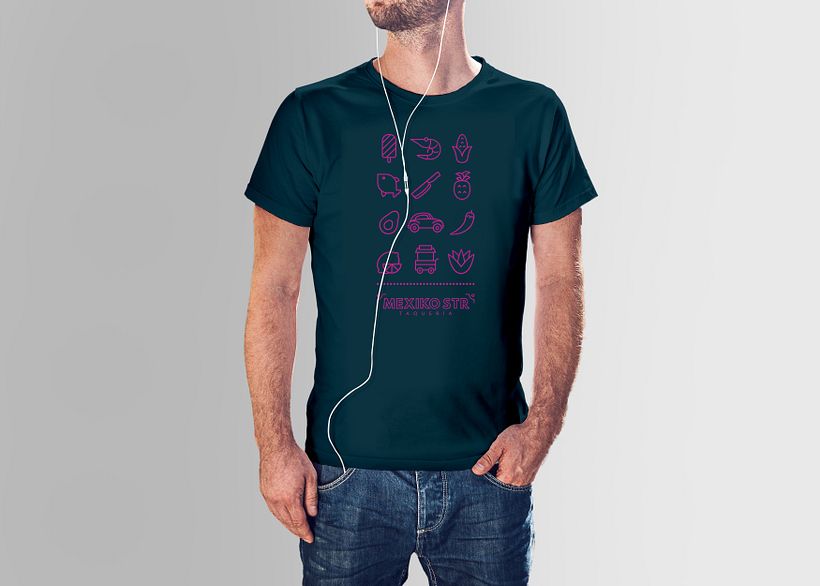 Imagen corporativa e interiorismo para la taquería Mexiko Strasse en Sankt Pauli (Hamburgo). 9