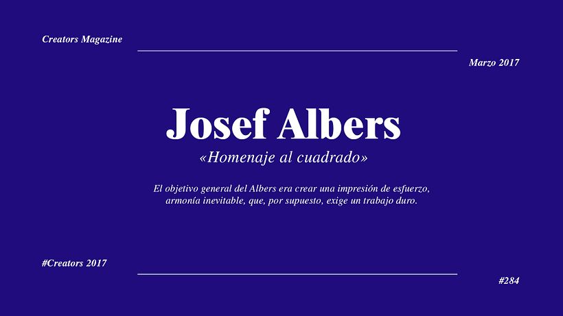 Josef Albers - Homenaje al cuadrado 1