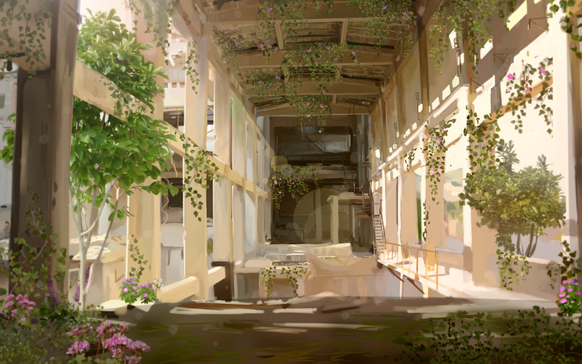 Skyland. concept art para un videojuego 0