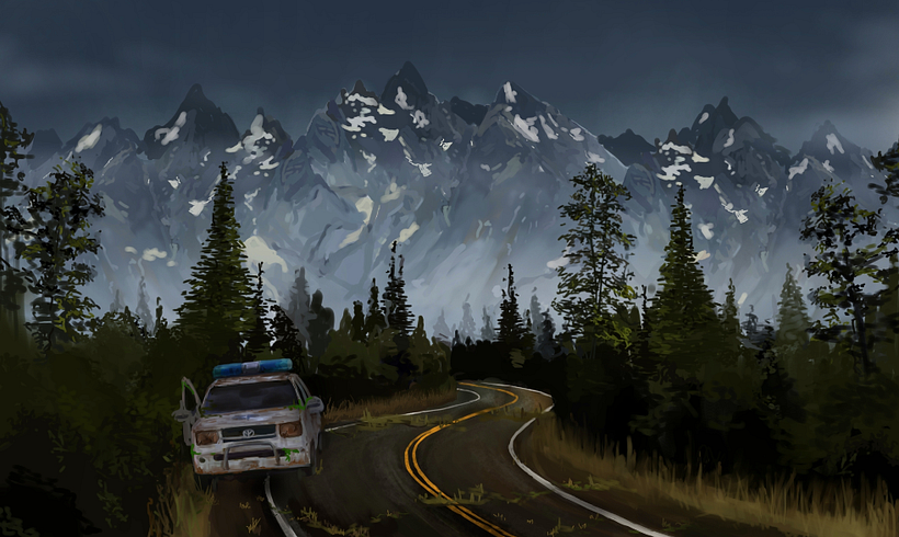 Skyland. concept art para un videojuego 2