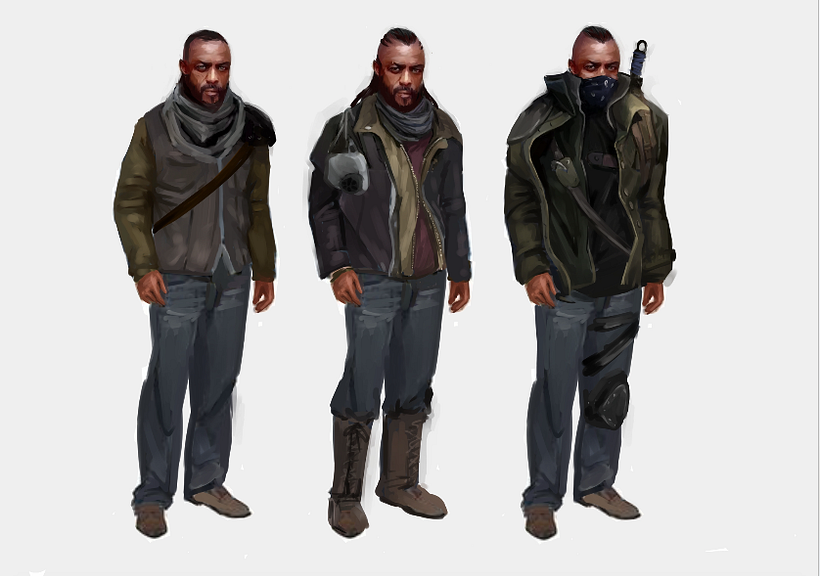 Skyland. concept art para un videojuego 3