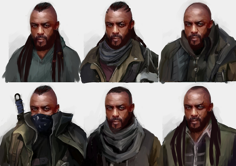 Skyland. concept art para un videojuego 5