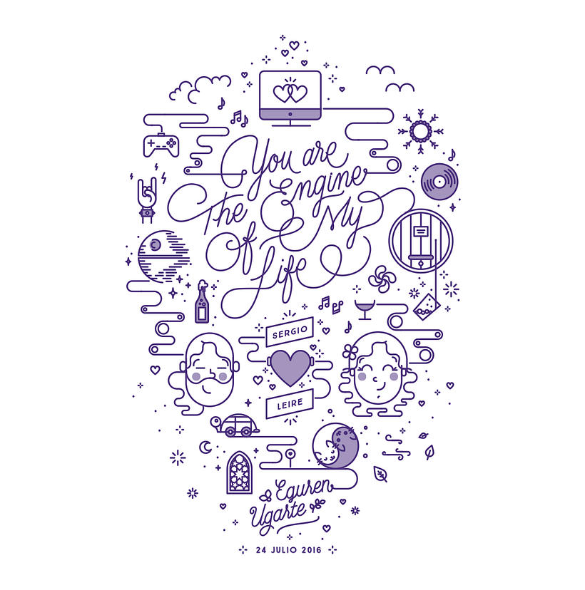 Sergio&Leire — Invitación de boda 6