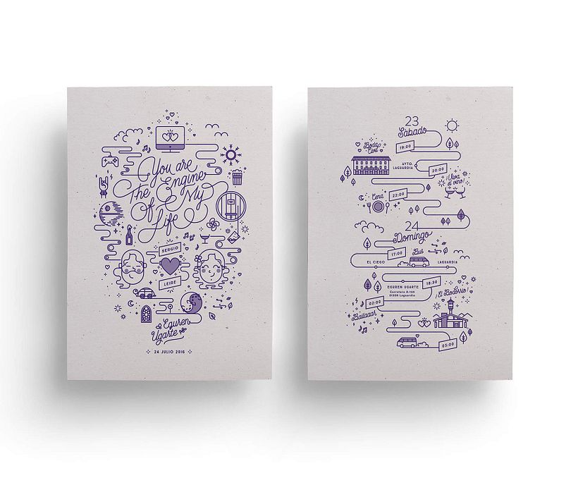 Sergio&Leire — Invitación de boda 2