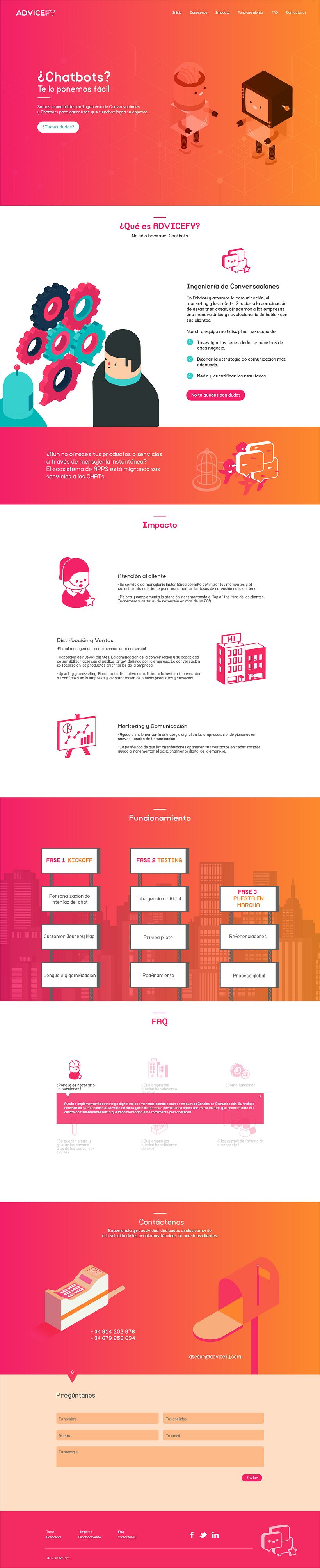 Diseño de UX para la web de ADVICEFY  0