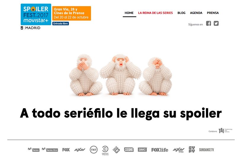 3 Monos sabios para el Spoiler Fest 2017 de Movistar+ 10