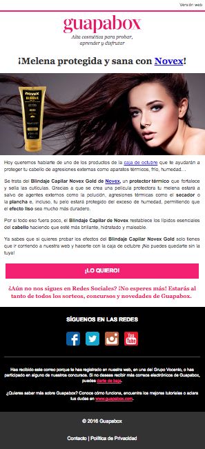 e-Mailing 'Guapabox' -1