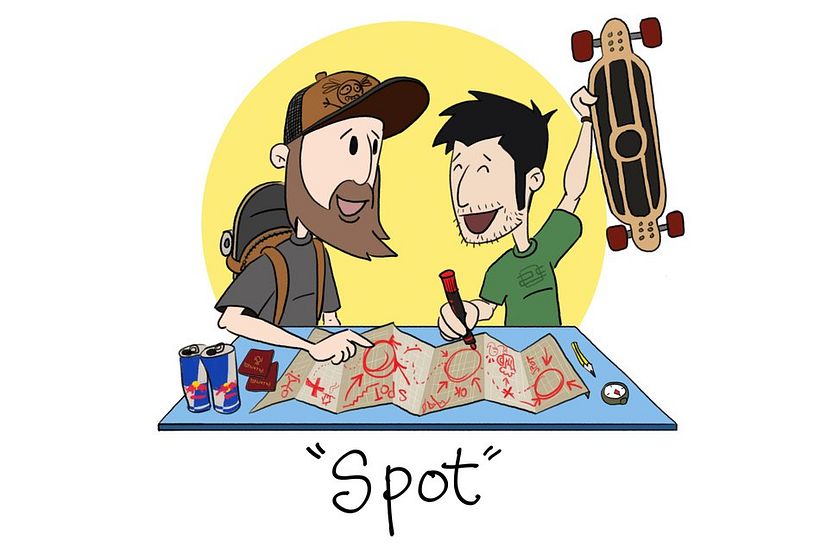 lustraciones para Red Bull Skateboard 5