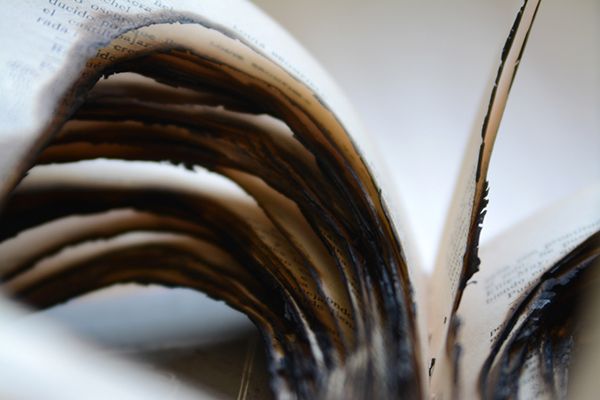Libro intervenido para la exposición "EX-LIBRIS" 7