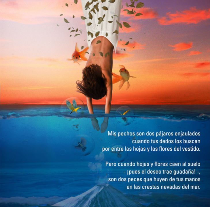 Interpretación visual poesía como proyecto del curso: Secretos del fotomontaje y el retoque creativo 0
