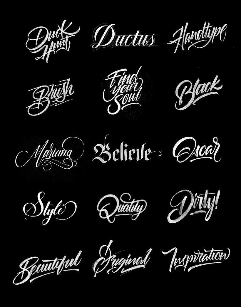 Lettering Brushes para Procreate 7