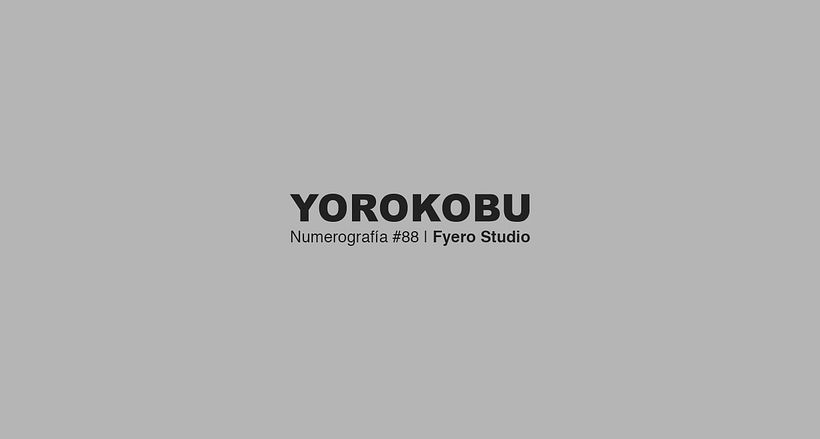 Numerography #88. Yorokobu 0