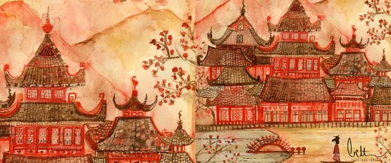 "Ciudades Mágicas" libro álbum ilustrado - texto: D. Feoli - Ilustraciones Bett - Del Naranjo Argentina. 2