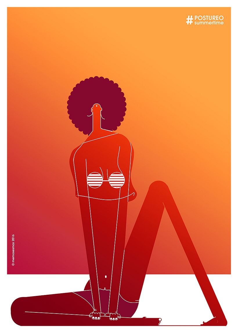 #POSTUREO IS A WAY OF LIFE - Geleneksel illüstrasyon