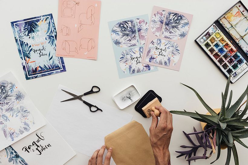 Save the date - elefante de papel -1