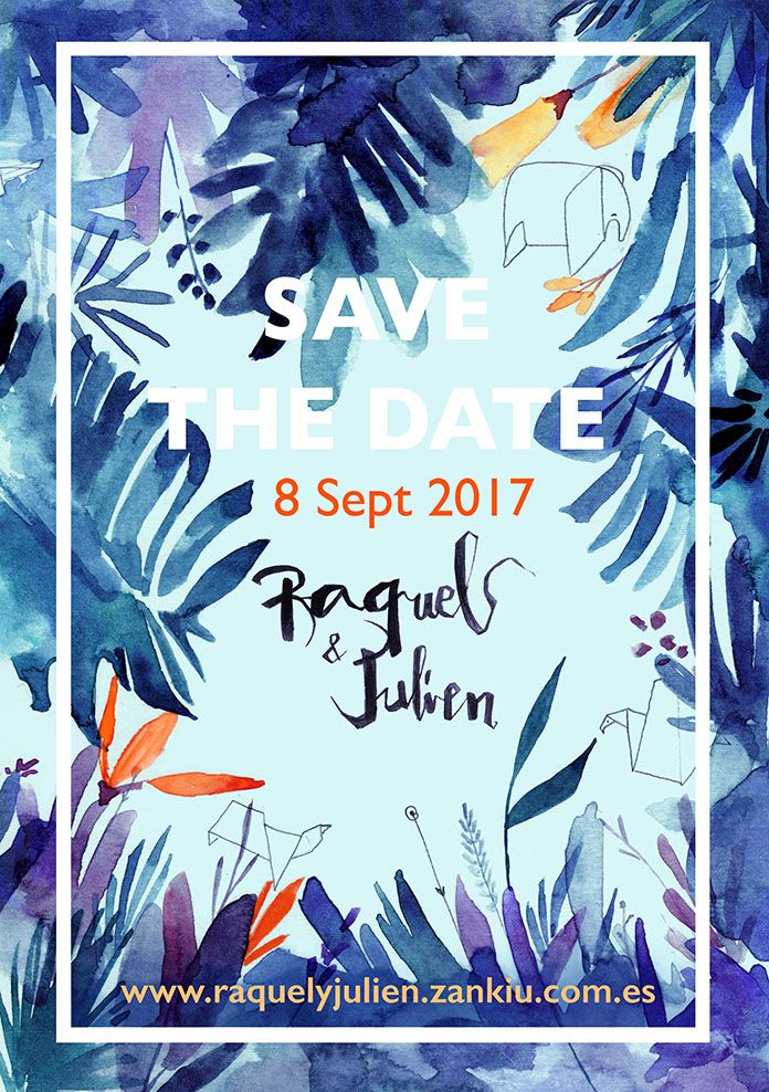 Save the date - elefante de papel 1