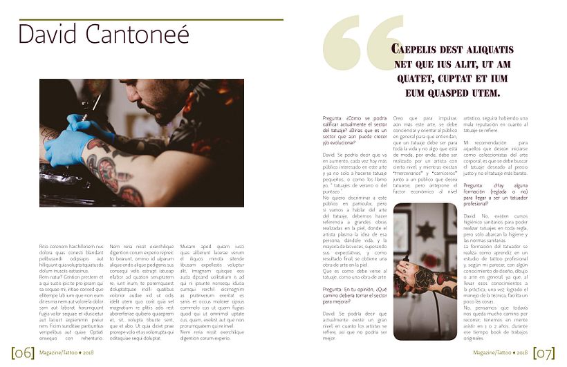 Proyecto: Revista Tatto - Design